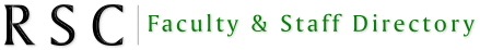 Faculty & Staff Directory at the Richard Stockton College of NJ